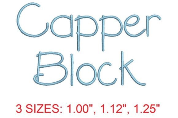 Capper Block Font Review for Personalized Gifts