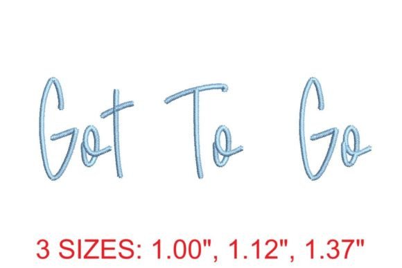 Got to Go Font Review for Boutique Apparel