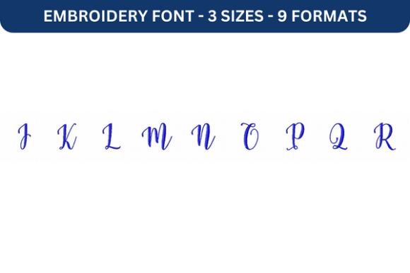 Melany Script Font Upper J to R Review
