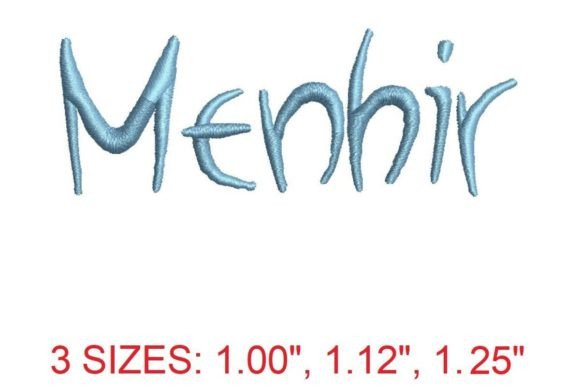 Menhir Embroidery Font Review