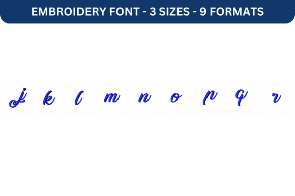 Midnight Bangkok Font Lower J to R Review
