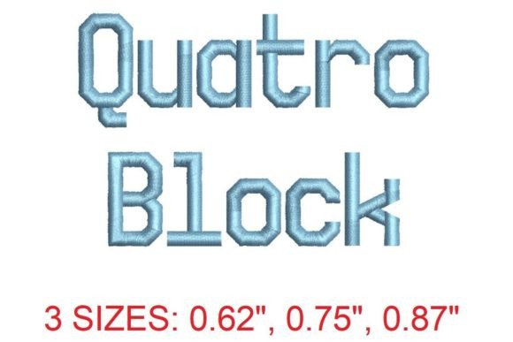 Quatro Block Font Review for Seasonal Collections