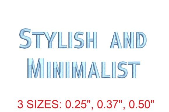 Reviewing Stylish and Minimalist Embroidery Font for Boutique Apparel