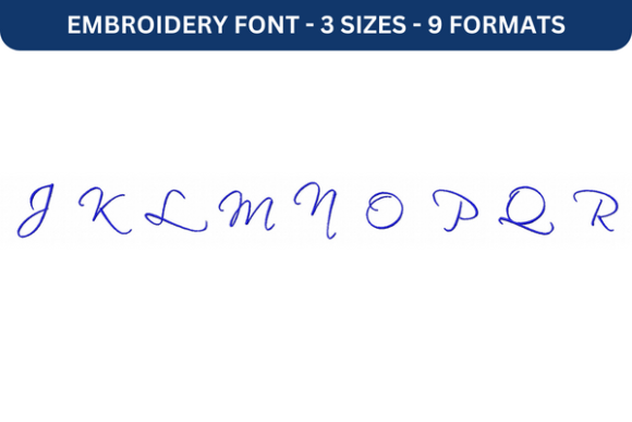 Scriptina Font Upper J to R Review