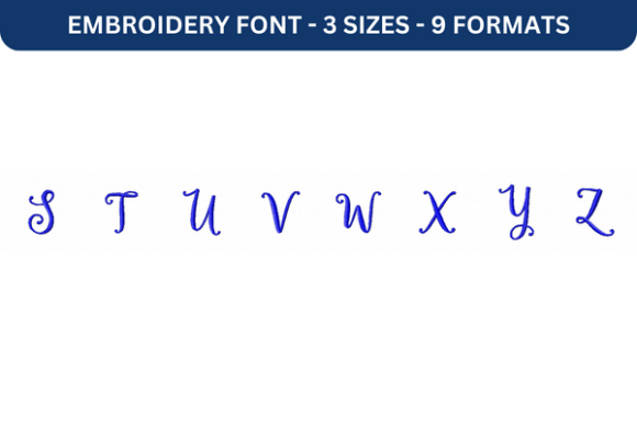 Secret Garden Font Upper S to Z Review