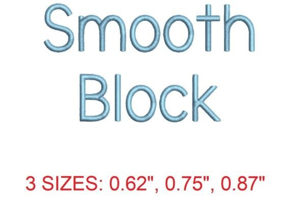 Smooth Block Embroidery Font Review