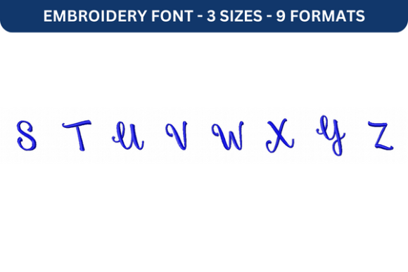 Smoothie Shoppe Font Upper S to Z Review