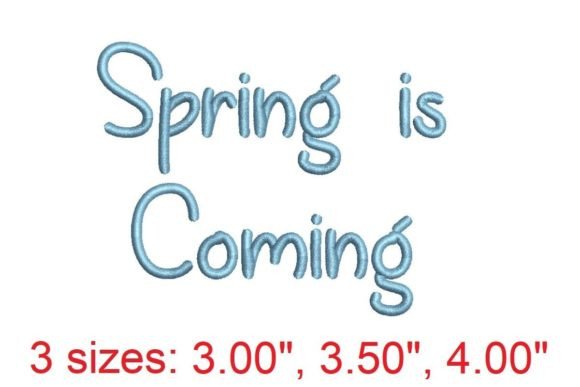 Spring is Coming Embroidery Design Review