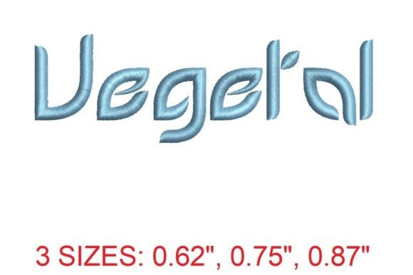 Vegetal Embroidery Font Review