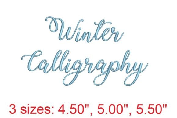 Winter Calligraphy Embroidery Design Review